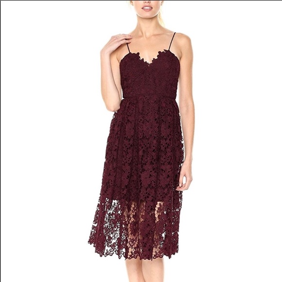 donna morgan lace dress